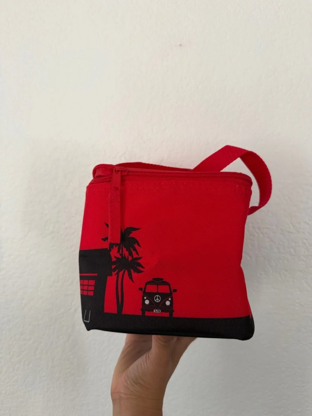 Trader Joe's Red Market Tote Cooler